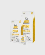 فرمول ضد حساسیت دانه ای Brit care mini grain free hair & skin